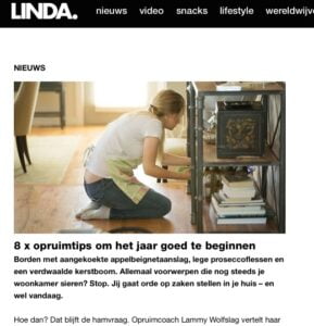 LINDAnieuw 8 pruimtips van Mijn Opruimcoach