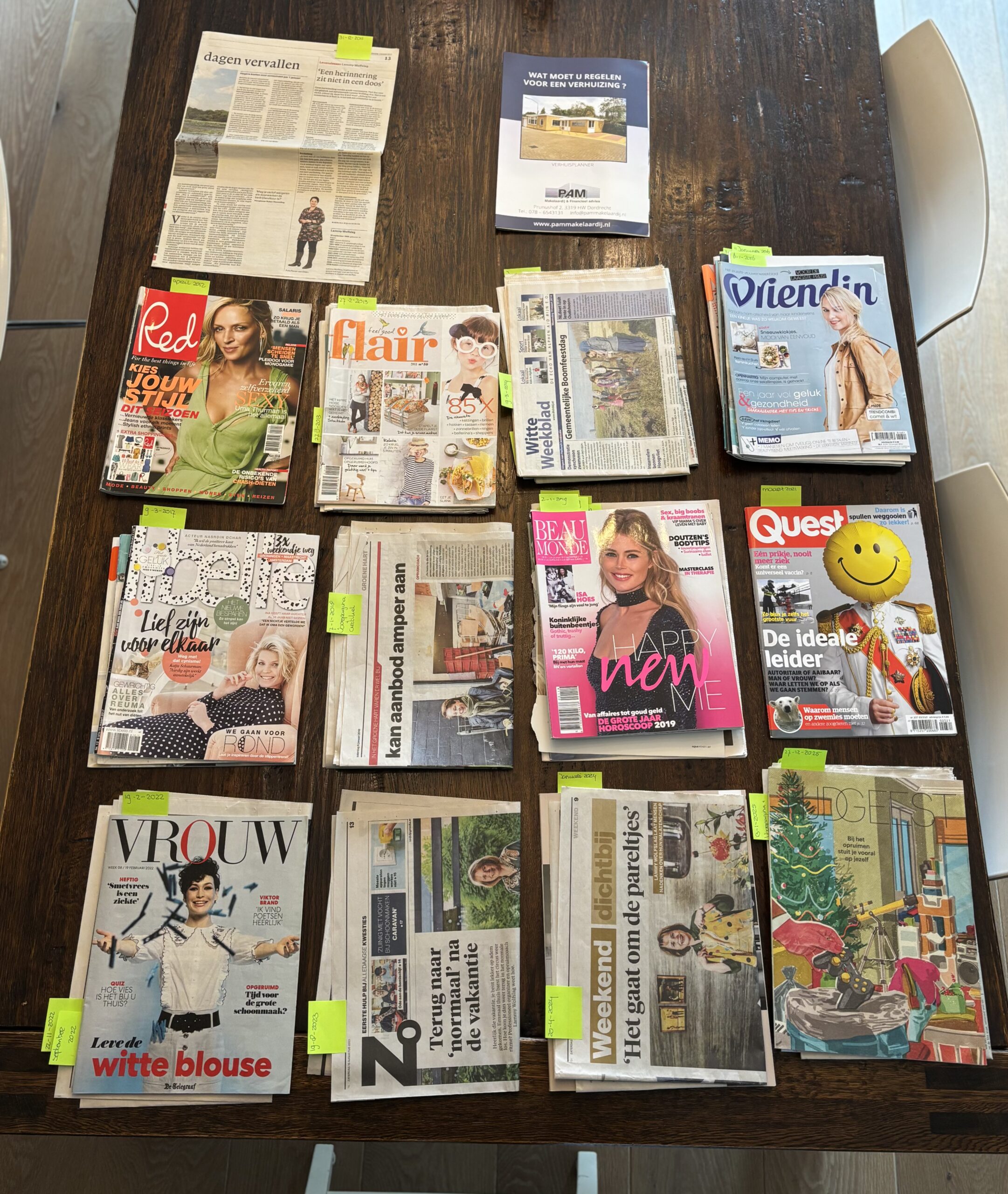 Lees meer over het artikel Toen de Volkskrant erbij kwam, wist ik: nu moet ik als opruimcoach mijn eigen archief opruimen